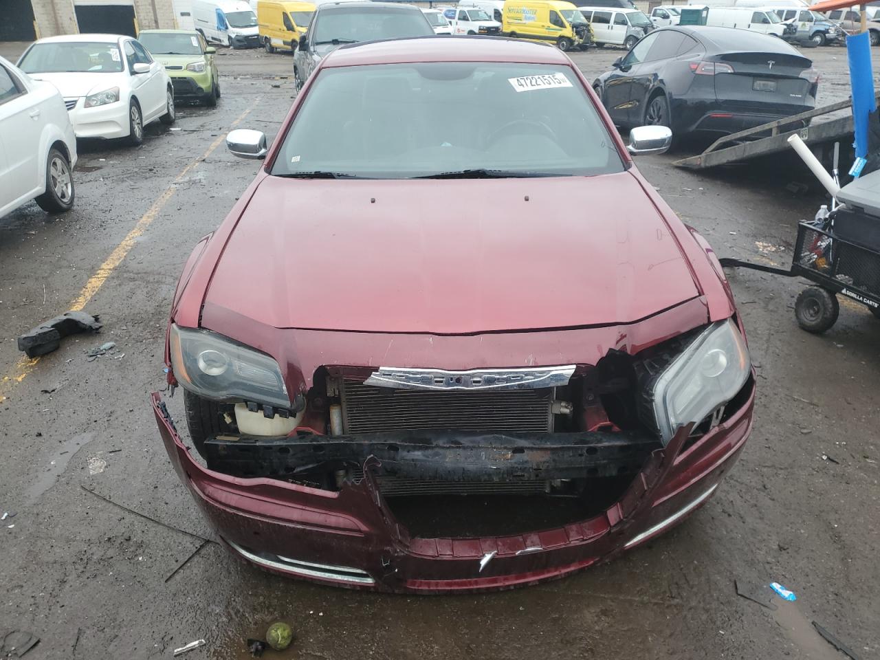 2013 Chrysler 300 VIN 2C3CCAET8DH650276 Copart auction photo, front end damage thumbnail 5