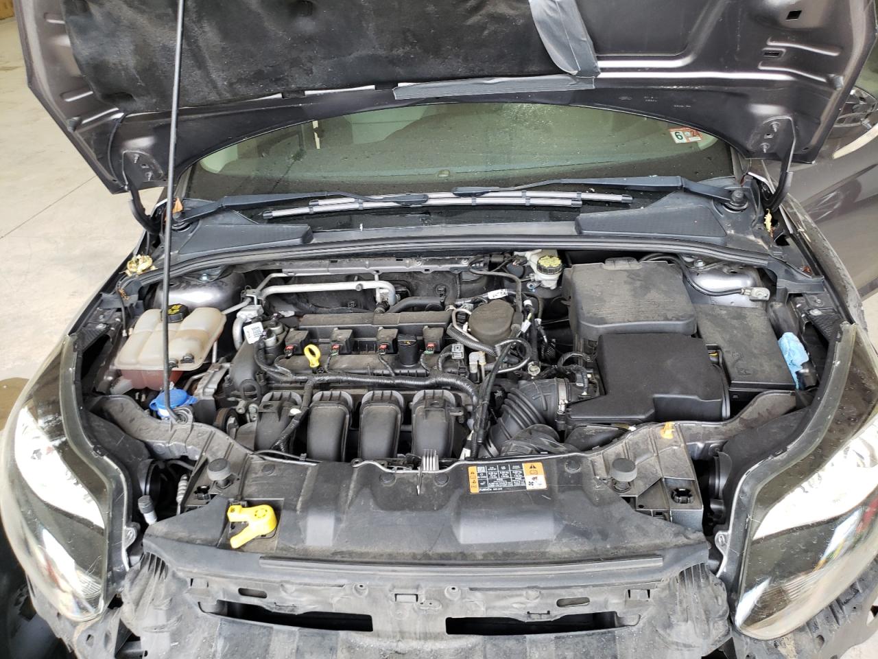 2014 Ford Focus VIN 1FADP3K22EL403910 Copart auction photo, front end / side damage thumbnail 11