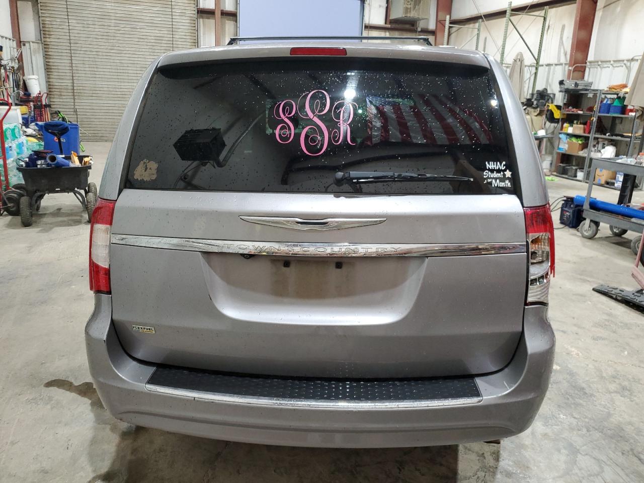 2014 Chrysler Town & Country VIN 2C4RC1BGXER207765 Copart auction photo, front end / side damage thumbnail 6