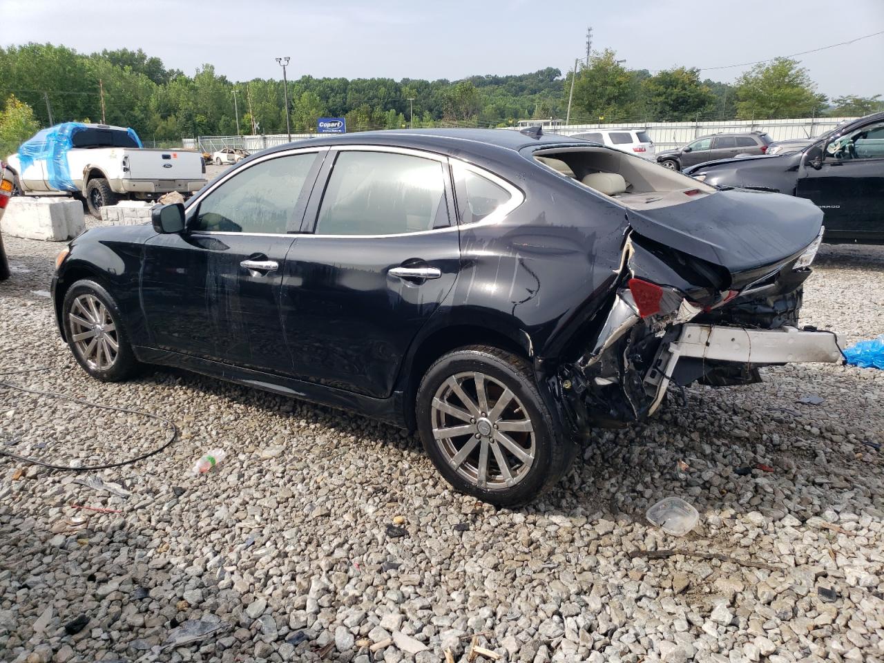 2013 Infiniti M VIN JN1BY1AR2DM601013 Copart auction photo, rear end damage thumbnail 2