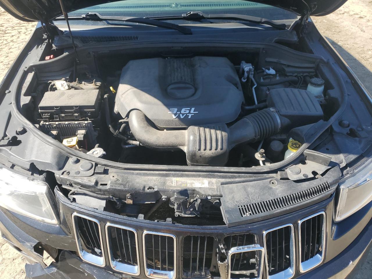 2014 Jeep Grand Cherokee VIN 1C4RJFAG4EC156907 Copart auction photo, front end damage thumbnail 11
