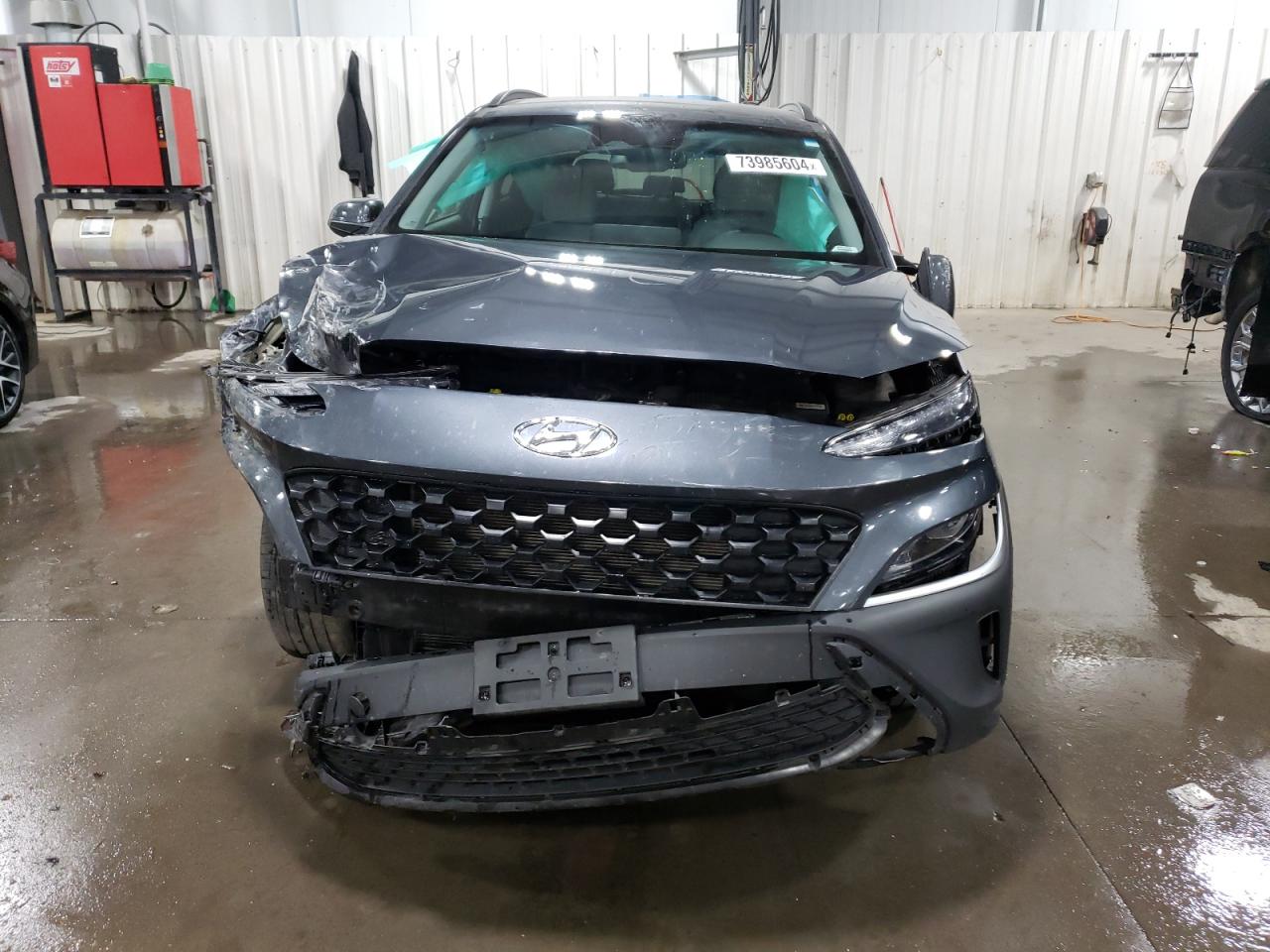 2022 Hyundai Kona VIN KM8K6CAB8NU782620 Copart auction photo, rollover damage thumbnail 5