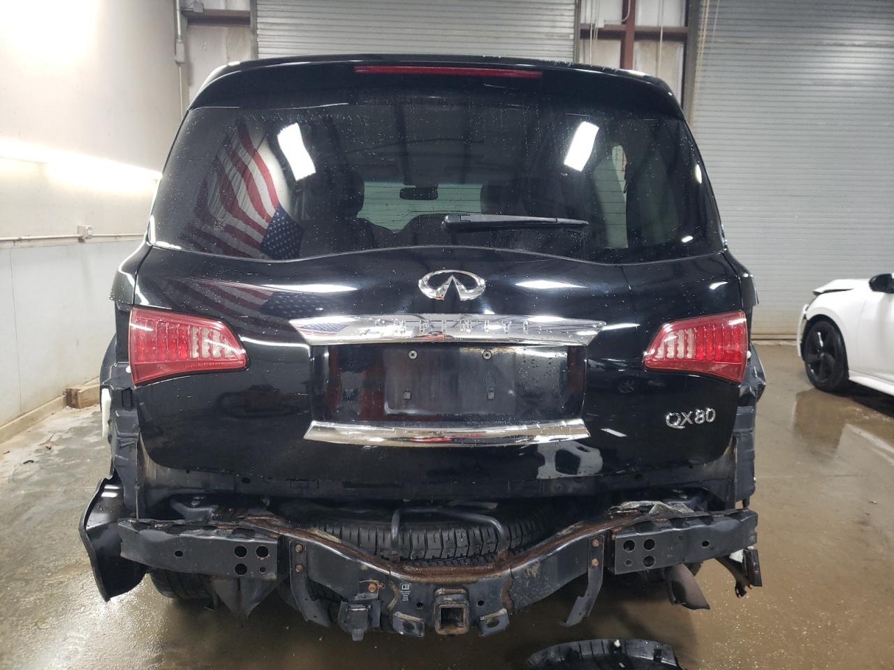 2017 Infiniti QX80 VIN JN8AZ2NE5H9150286 Copart auction photo, front end / rear end damage thumbnail 6