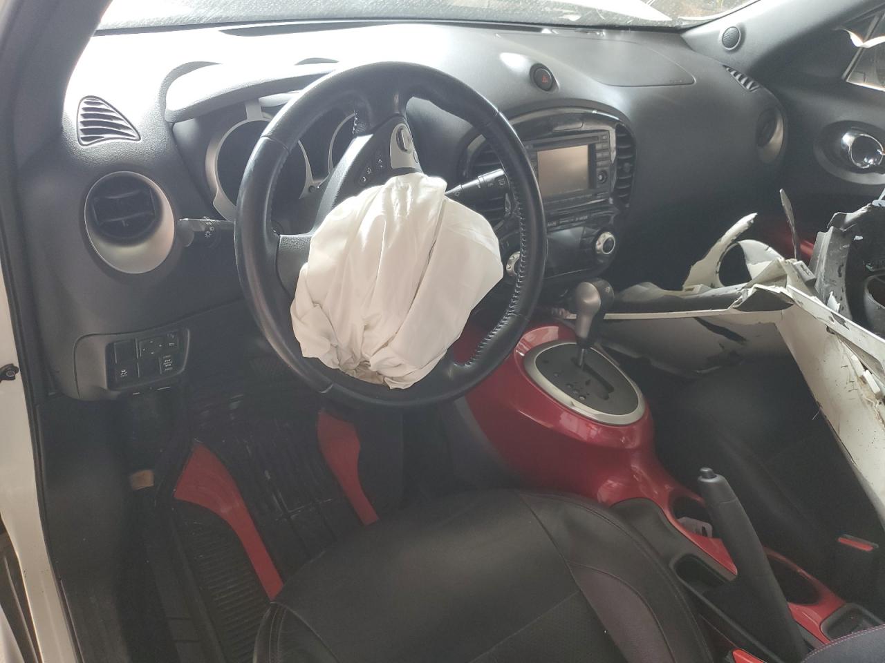 2014 Nissan Juke VIN JN8AF5MV2ET358751 Copart auction photo, front end / frame damage damage thumbnail 8
