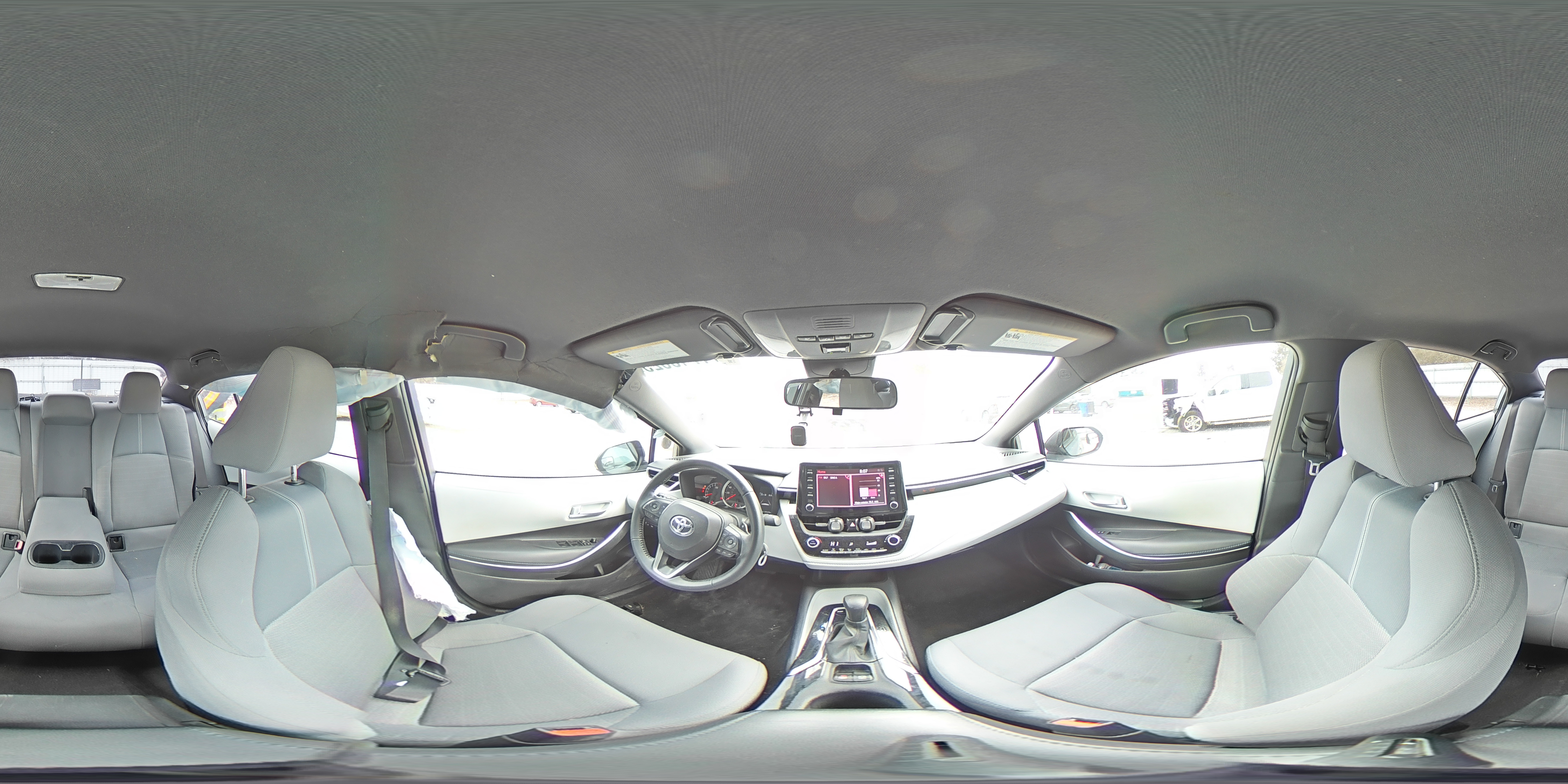 2020 Toyota Corolla VIN 5YFS4RCE8LP043648 Copart auction photo, side damage thumbnail 13