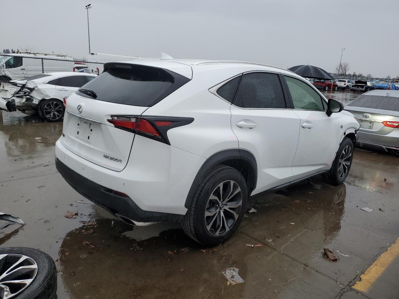2017 Lexus NX VIN JTJYARBZXH2063734 Copart auction photo, front end damage thumbnail 3