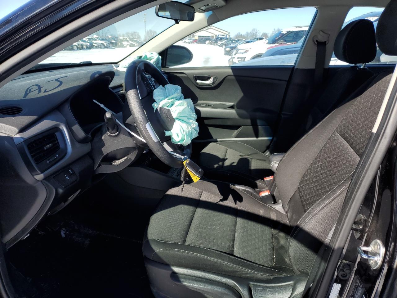 2019 KIA Rio VIN 3KPA24ABXKE233142 Copart auction photo, front end / minor dent/scratches damage thumbnail 7