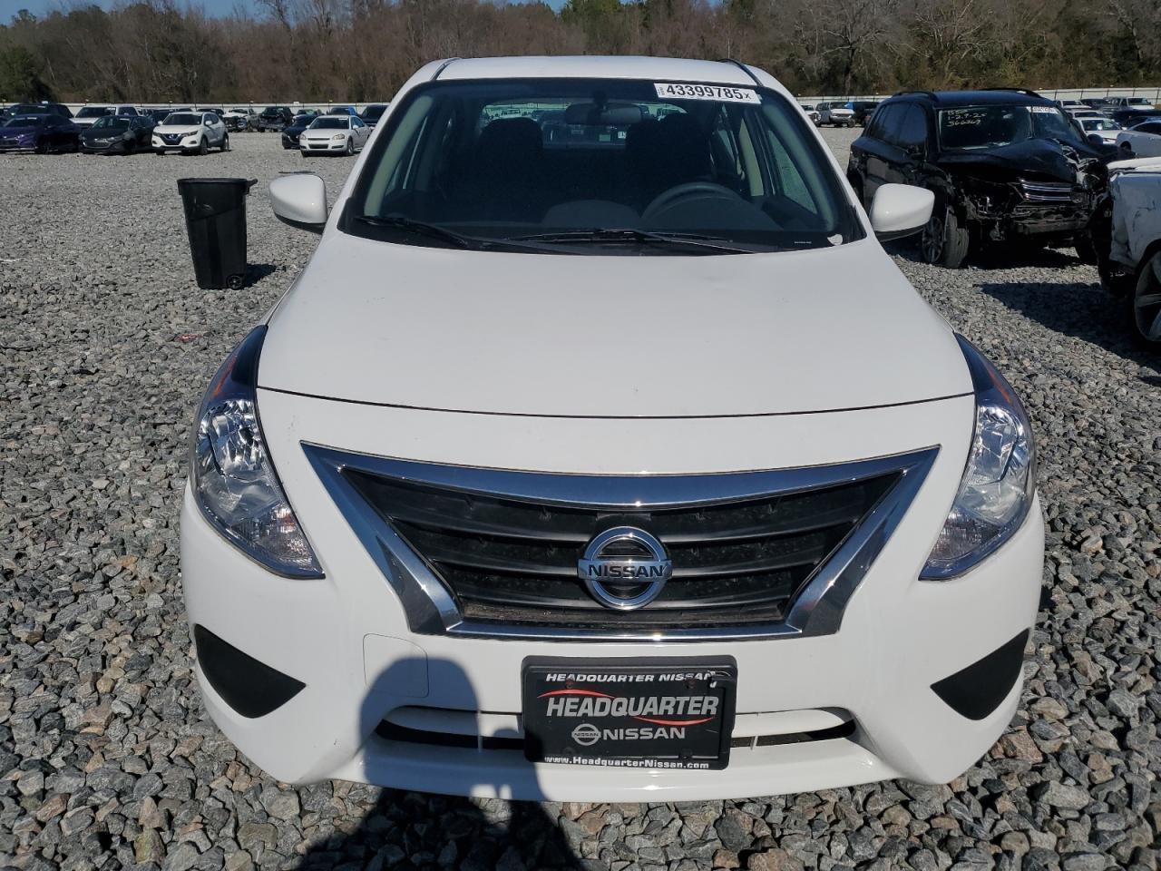 2019 Nissan Versa VIN 3N1CN7AP9KL836627 Copart auction photo, top/roof damage thumbnail 5