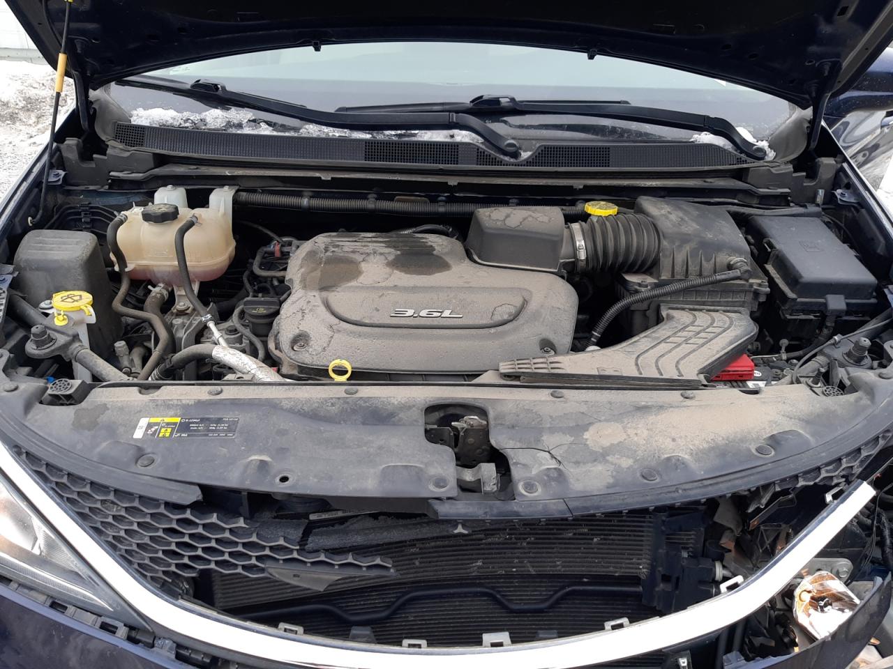 2018 Chrysler Pacifica VIN 2C4RC1EG5JR235107 Copart auction photo, front end damage thumbnail 12