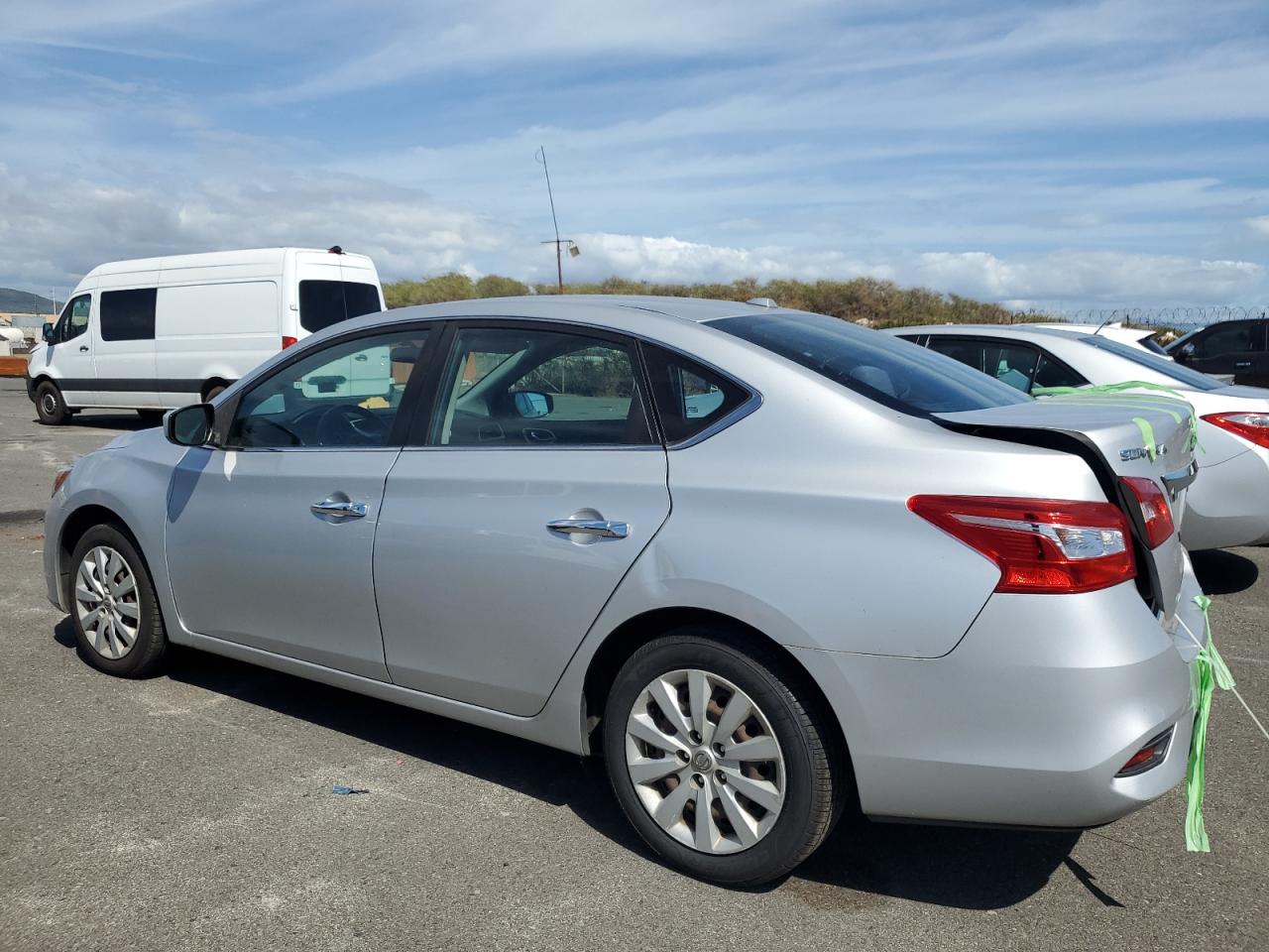 2017 Nissan Sentra VIN 3N1AB7AP3HL719957 Copart auction photo, rear end / front end damage thumbnail 2