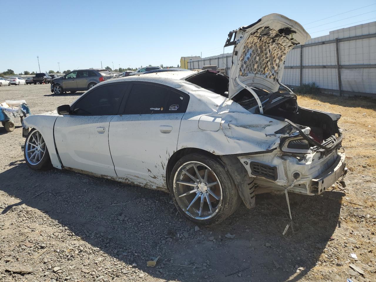 2015 Dodge Charger VIN 2C3CDXCT1FH728676 Copart auction photo, rollover / all over damage thumbnail 2
