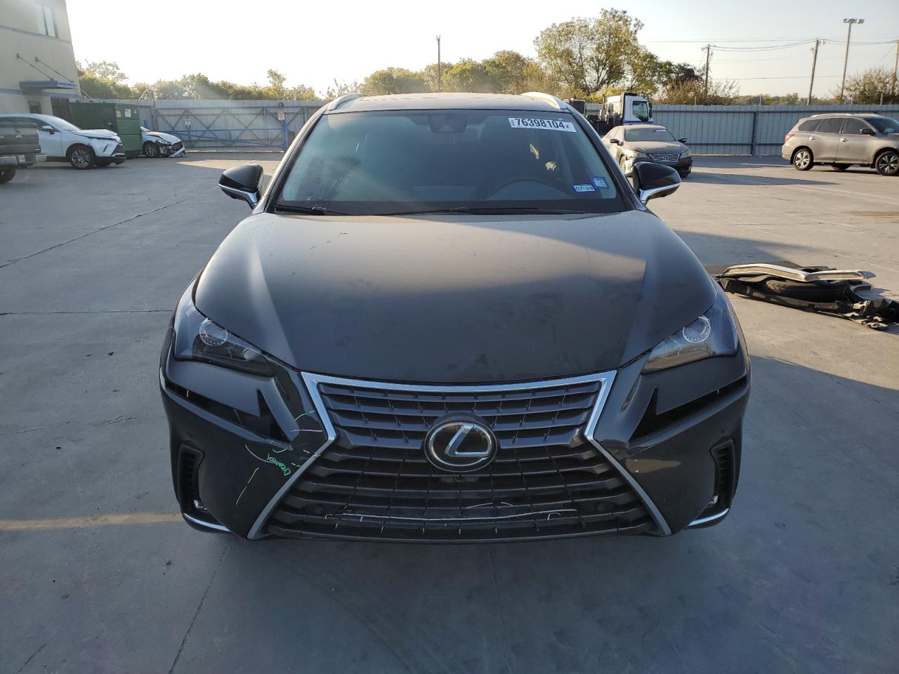 2021 Lexus NX VIN JTJGARBZ4M2183678 Copart auction photo, rear end / front end damage thumbnail 5