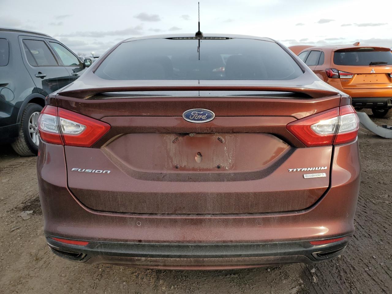 2015 Ford Fusion VIN 3FA6P0K94FR198422 Copart auction photo, front end / side damage thumbnail 6