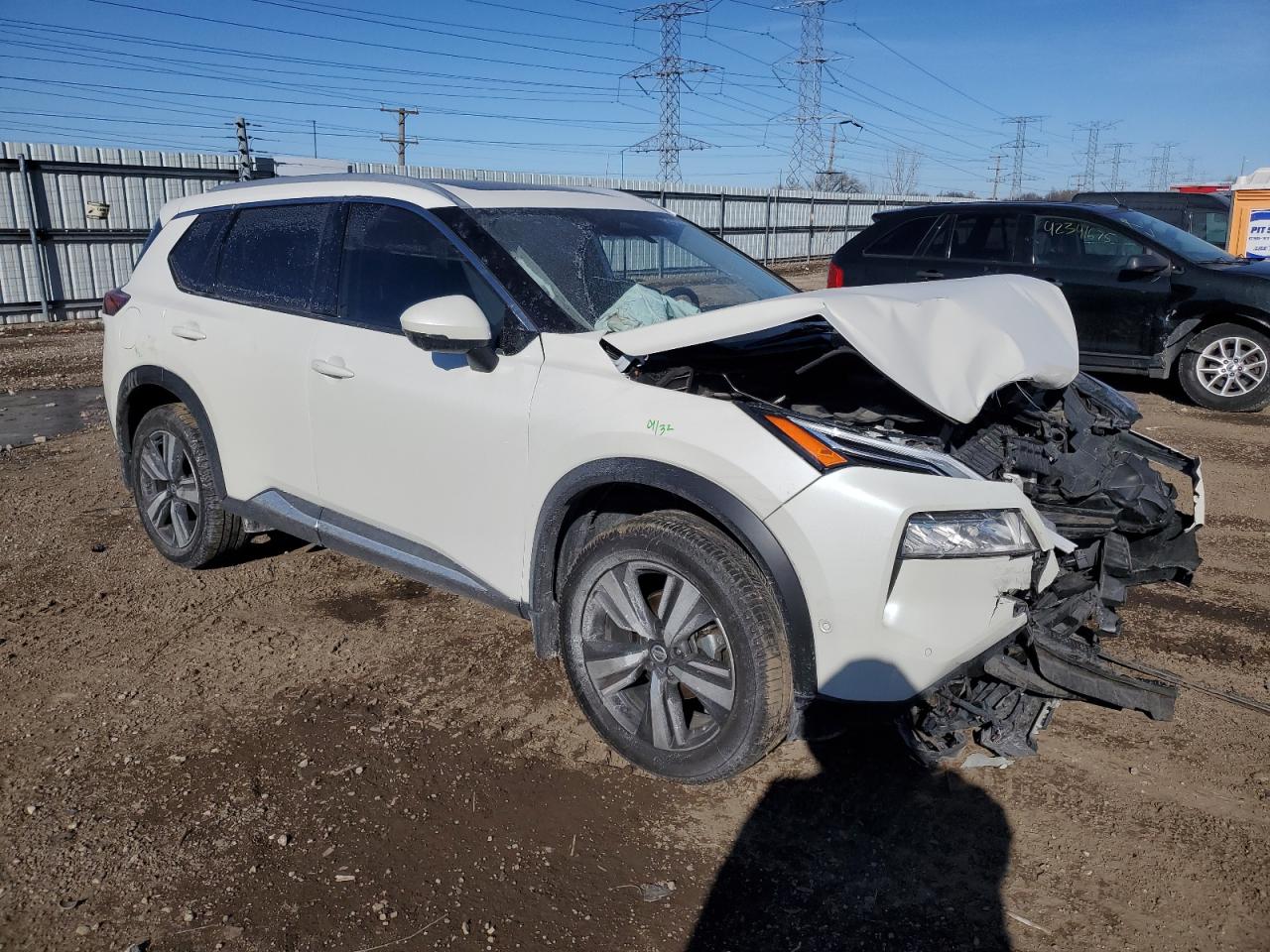 2021 Nissan Rogue VIN JN8AT3DD2MW309969 Copart auction photo, front end damage thumbnail 4