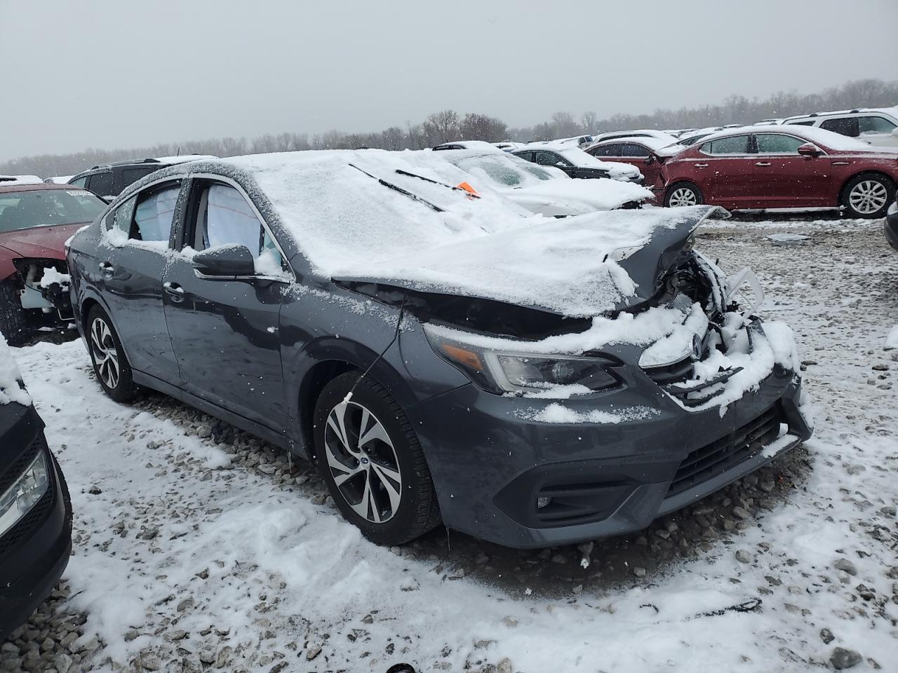 2021 Subaru Legacy VIN 4S3BWAF64M3016022 Copart auction photo, front end damage thumbnail 4