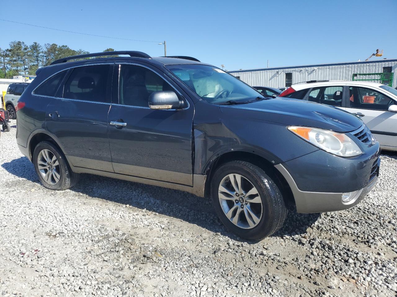 2012 Hyundai Veracruz VIN KM8NU4CC0CU196103 Copart auction photo, front end damage thumbnail 4