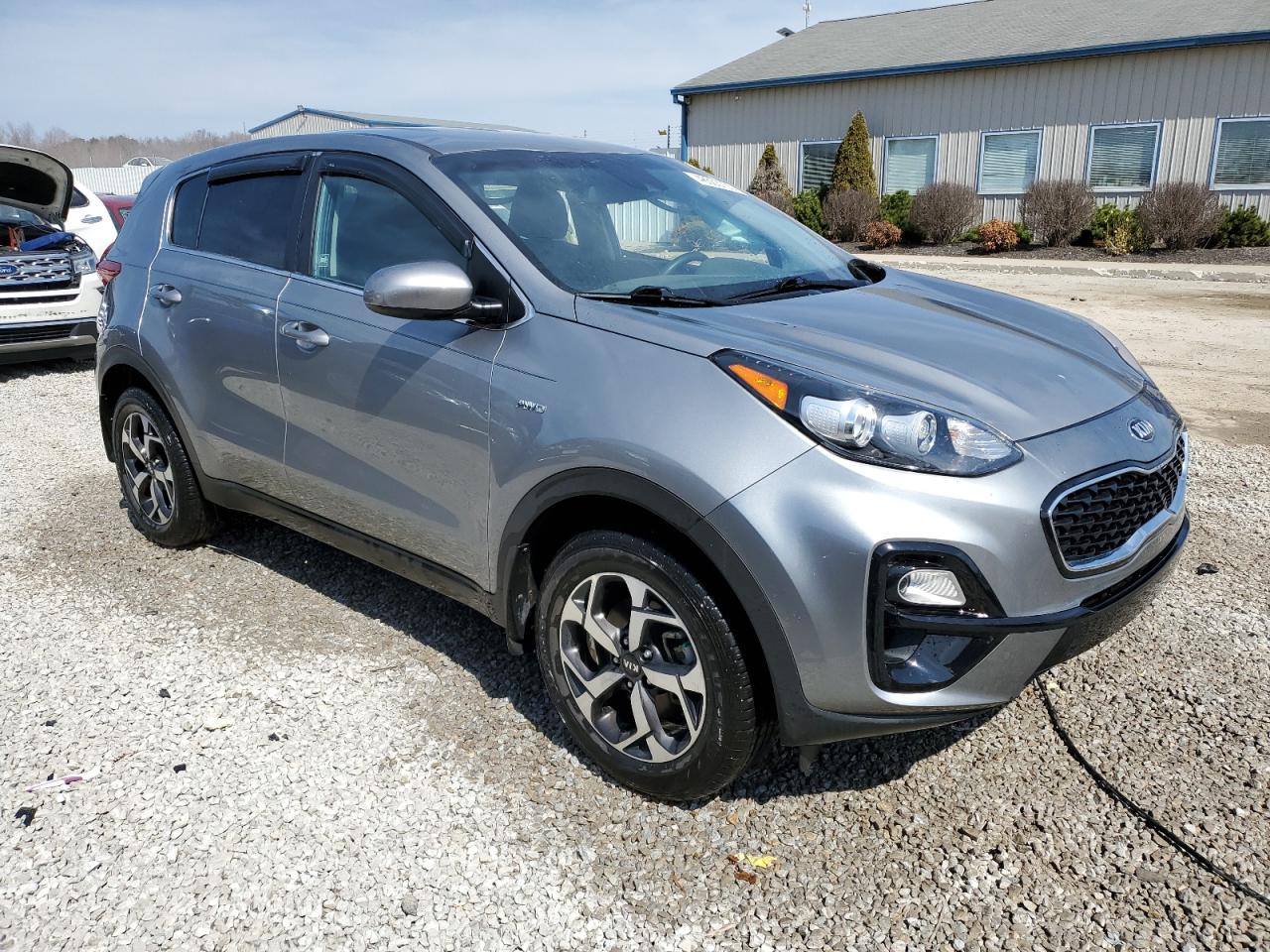 2021 KIA Sportage VIN KNDPMCAC3M7943204 Copart auction photo, side damage thumbnail 4