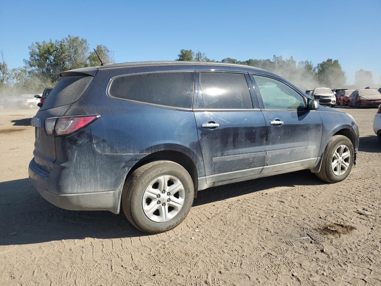 2017 Chevrolet Traverse VIN 1GNKRFED0HJ106202 Copart auction photo, front end / minor dent/scratches damage thumbnail 3