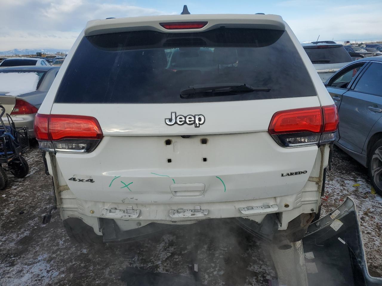 2016 Jeep Grand Cherokee VIN 1C4RJFAG5GC471038 Copart auction photo, rear end damage thumbnail 6