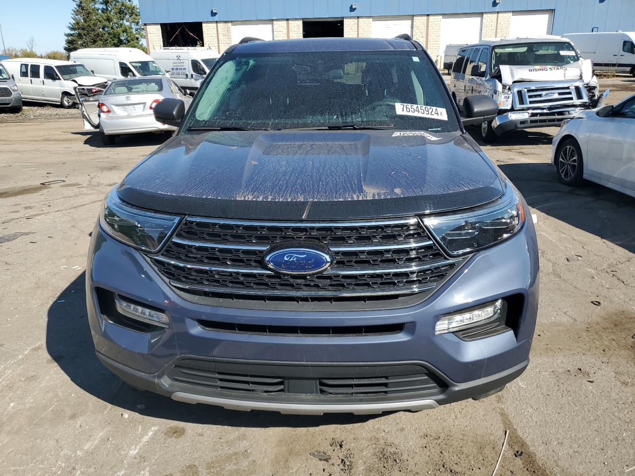 2021 Ford Explorer VIN 1FMSK8DH9MGA94051 Copart auction photo, rear end damage thumbnail 5
