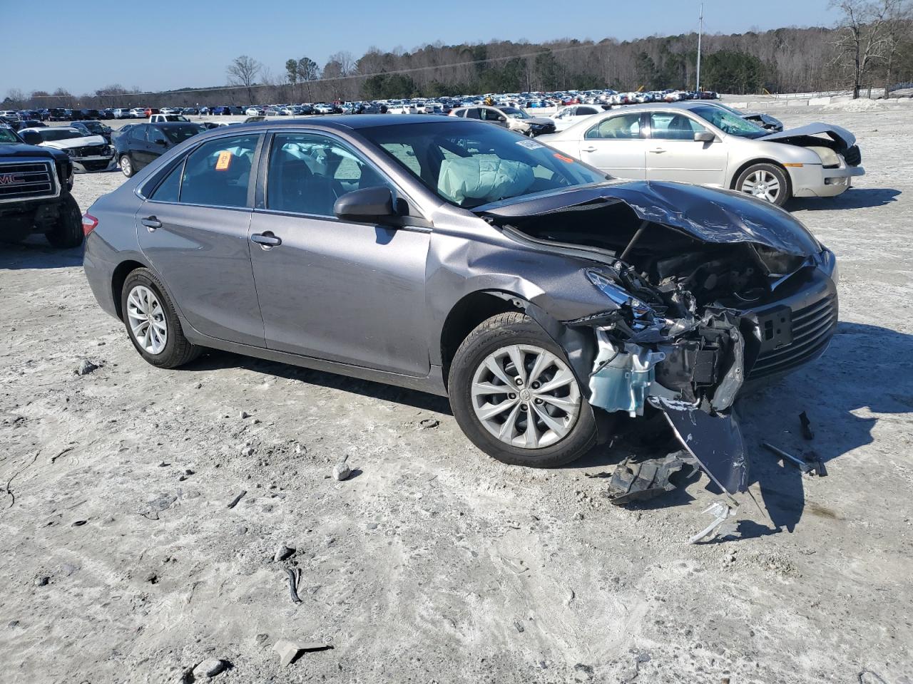 2017 Toyota Camry VIN 4T1BF1FK3HU700696 Copart auction photo, front end damage thumbnail 4