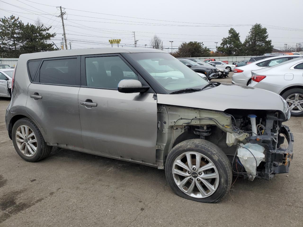 2019 KIA Soul VIN KNDJP3A59K7643758 Copart auction photo, front end damage thumbnail 4