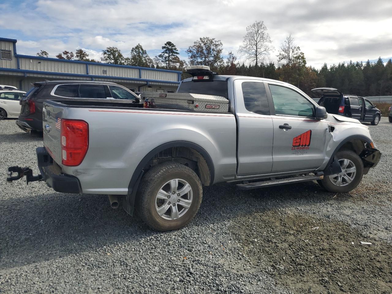 2022 Ford Ranger VIN 1FTER1EH4NLD27880 Copart auction photo, front end damage thumbnail 3