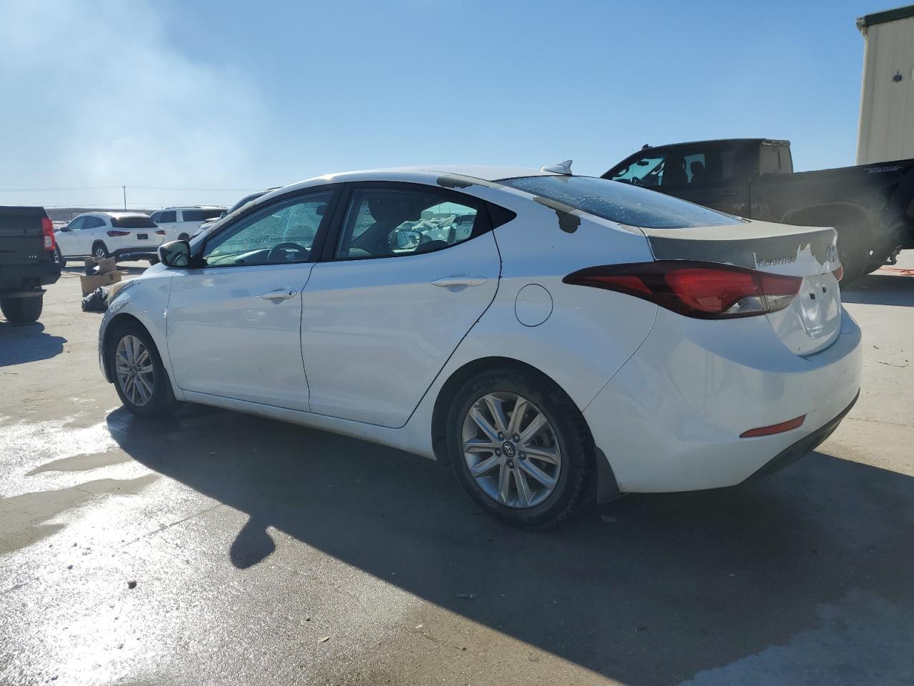 2016 Hyundai Elantra VIN 5NPDH4AE1GH798260 Copart auction photo, front end / minor dent/scratches damage thumbnail 2