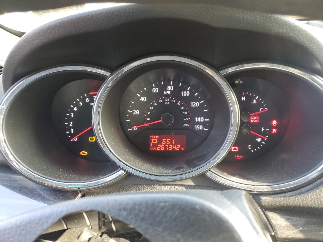 2013 KIA Sorento VIN 5XYKT3A12DG400019 Copart auction photo, vandalism damage thumbnail 9