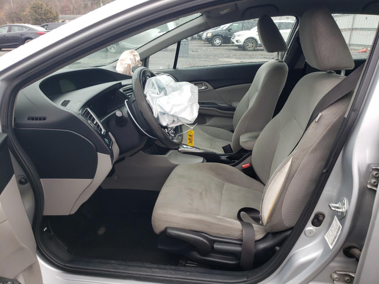 2013 Honda Civic VIN 2HGFB2F52DH539693 Copart auction photo, all over / undercarriage damage thumbnail 7
