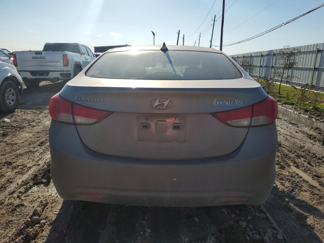 2011 Hyundai Elantra VIN 5NPDH4AE1BH024518 Copart auction photo, side / front end damage thumbnail 6
