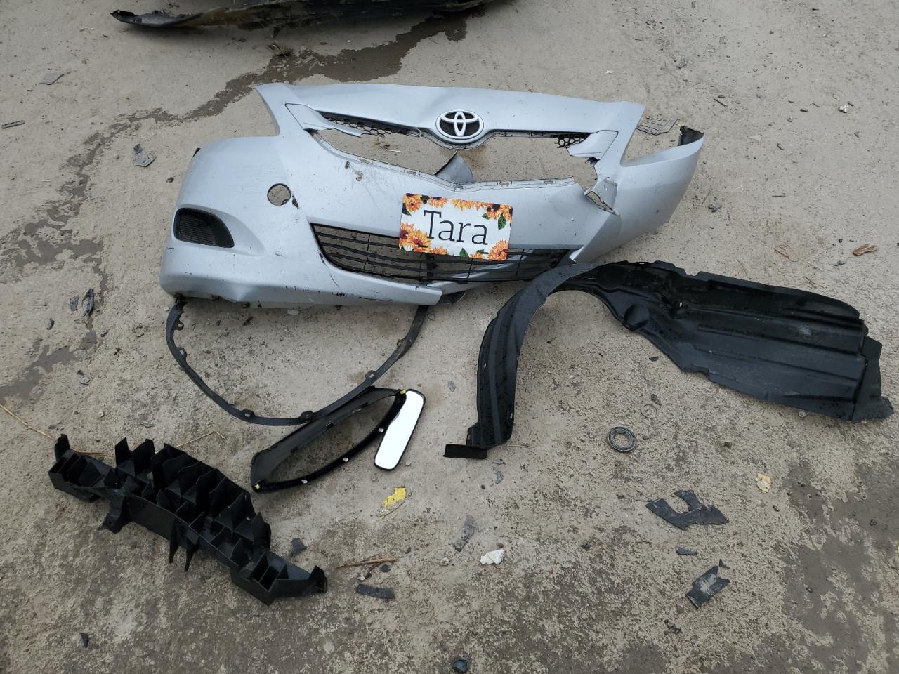 2007 Toyota Yaris VIN JTDBT923871102095 Copart auction photo, rollover damage thumbnail 12