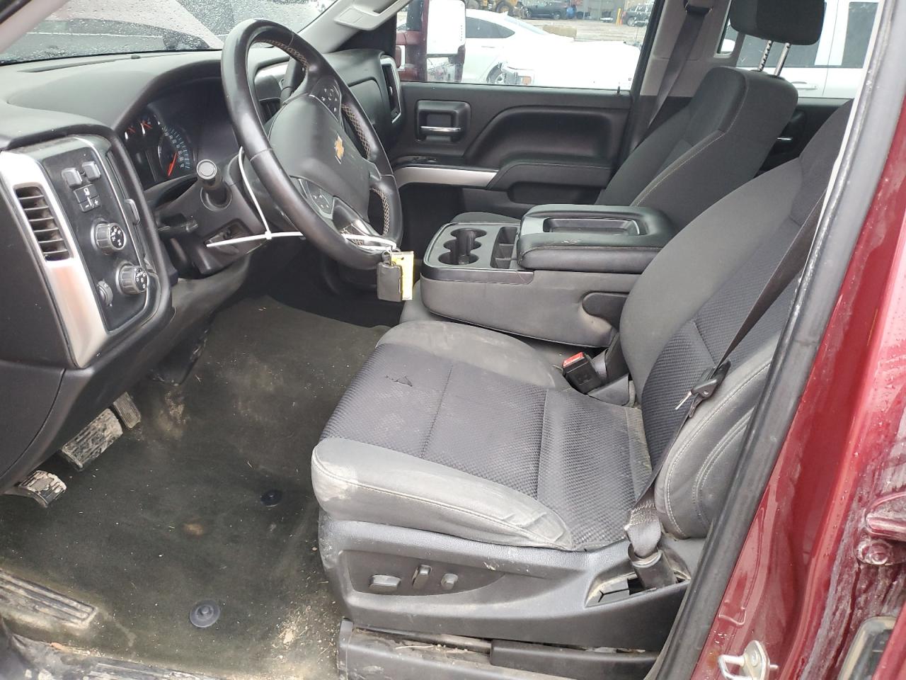 2015 Chevrolet Silverado VIN 3GCUKREC7FG145141 Copart auction photo, side damage thumbnail 7