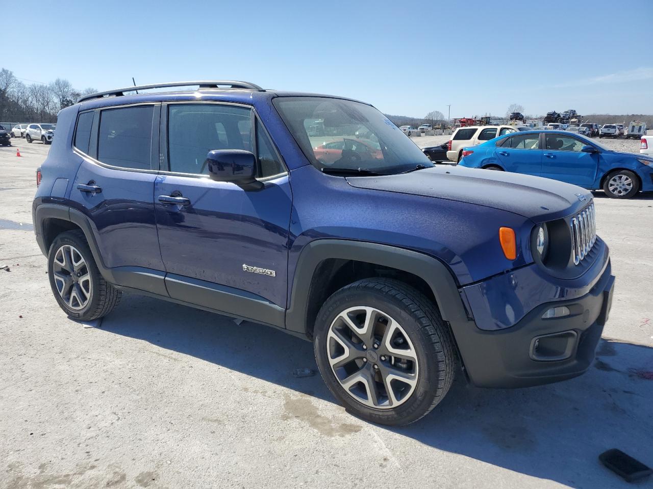 2018 Jeep Renegade VIN ZACCJBBB1JPH44593 Copart auction photo, side / front end damage thumbnail 4
