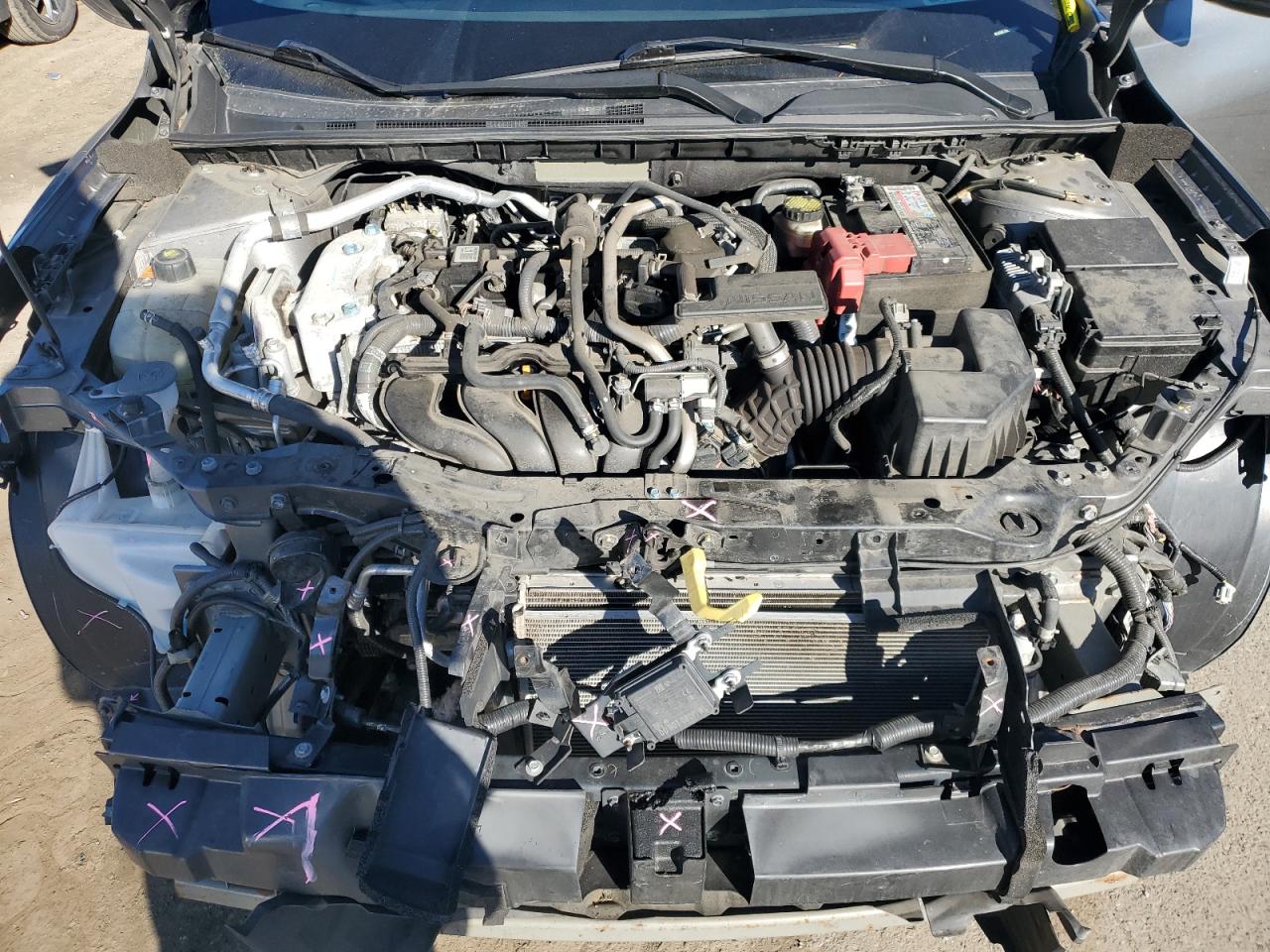 2020 Nissan Sentra VIN 3N1AB8CVXLY212521 Copart auction photo, front end / minor dent/scratches damage thumbnail 11