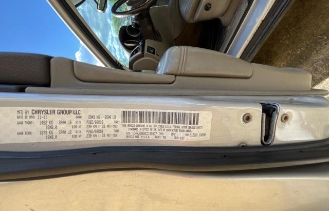 2012 Jeep Grand Cherokee VIN 1C4RJEAGXCC195377 Copart auction photo, front end / mechanical damage thumbnail 10