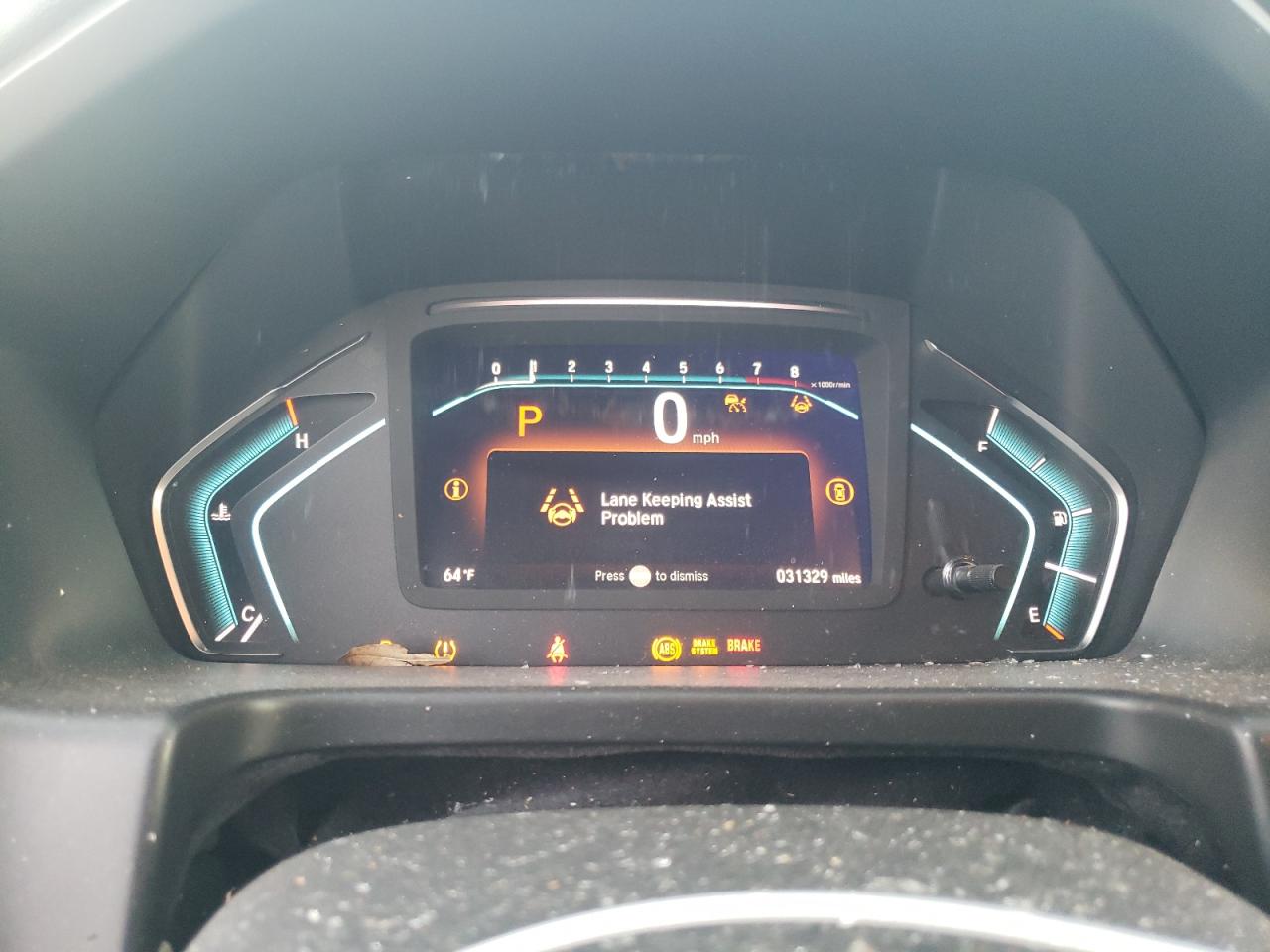 2021 Honda Odyssey VIN 5FNRL6H86MB027013 Copart auction photo, all over damage thumbnail 9