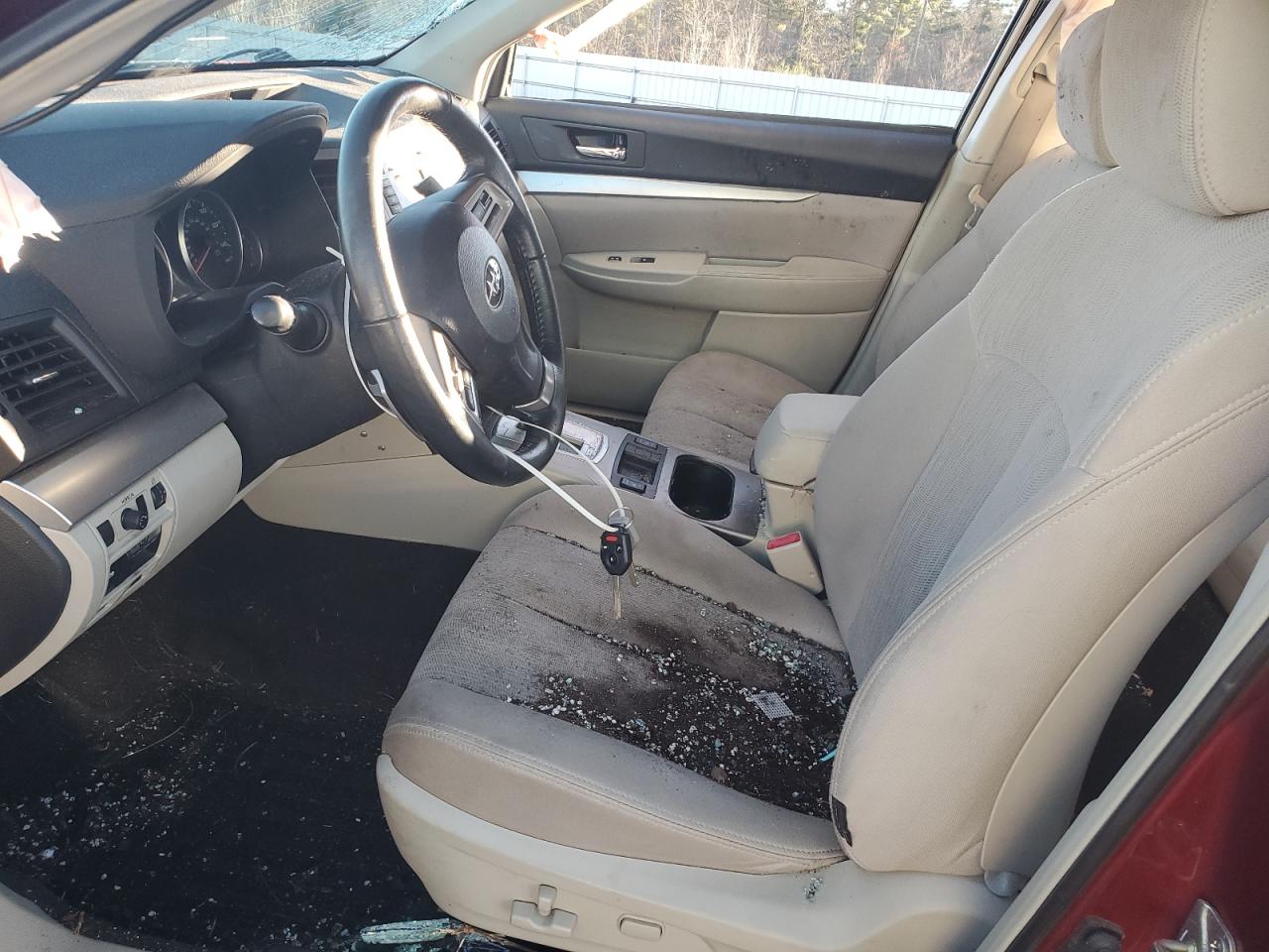2014 Subaru Outback VIN 4S4BRCCC2E3247642 Copart auction photo, rollover / side damage thumbnail 7