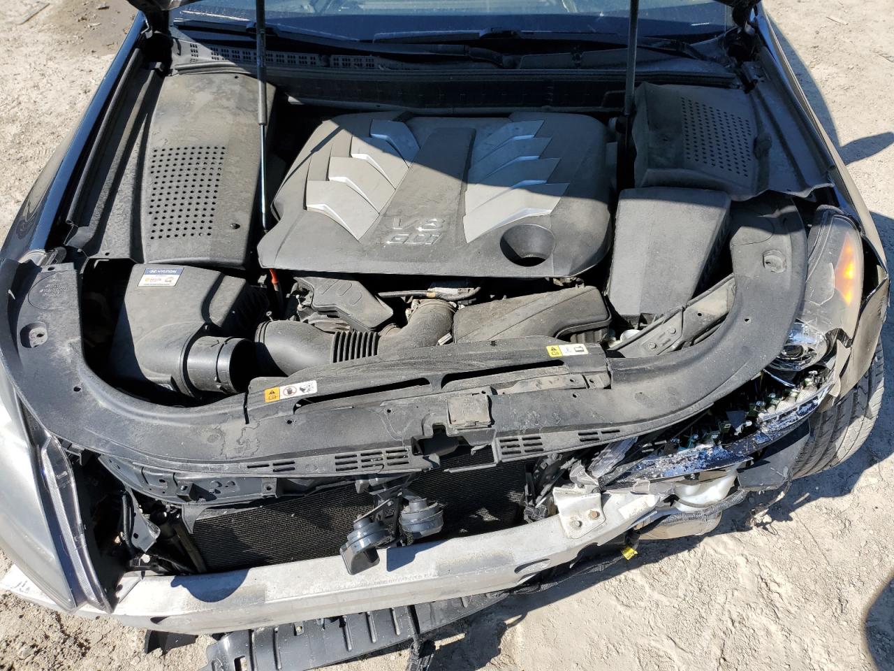 2014 Hyundai Equus VIN KMHGH4JH1EU089995 Copart auction photo, front end / minor dent/scratches damage thumbnail 11