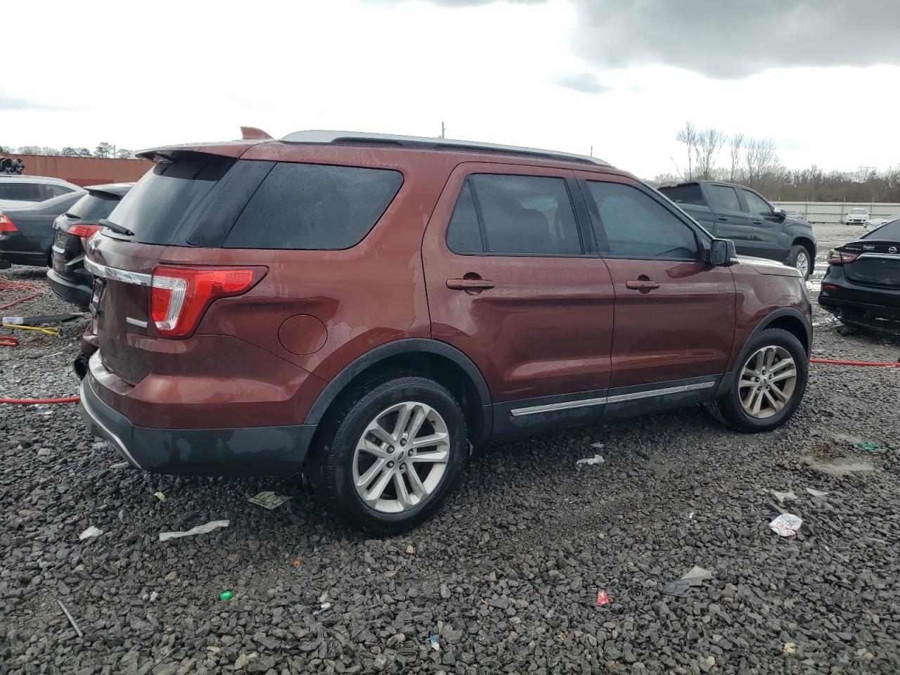 2016 Ford Explorer VIN 1FM5K7DH4GGB37089 Copart auction photo, rear end damage thumbnail 3