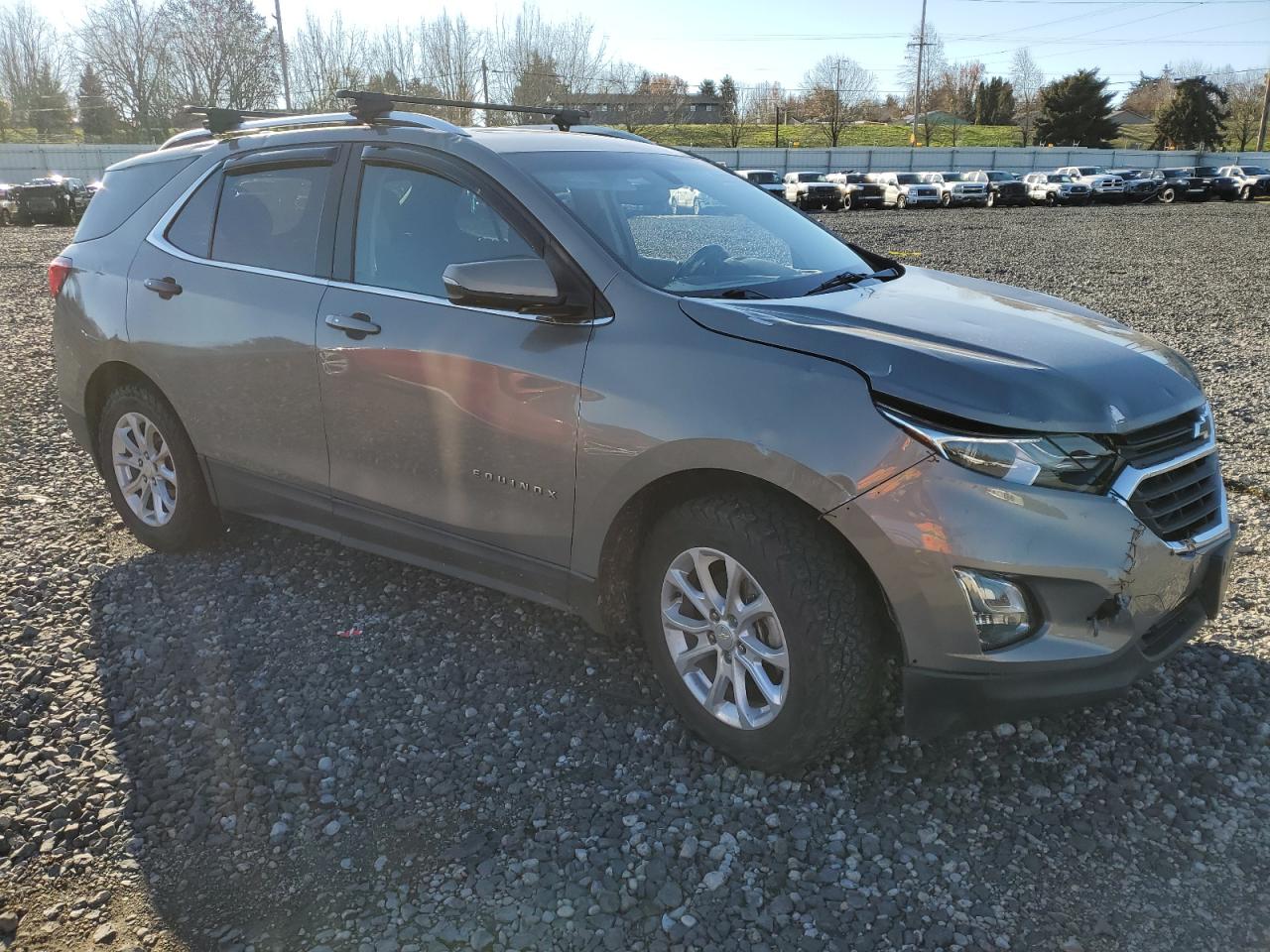 2018 Chevrolet Equinox VIN 3GNAXUEUXJS584508 Copart auction photo, front end damage thumbnail 4