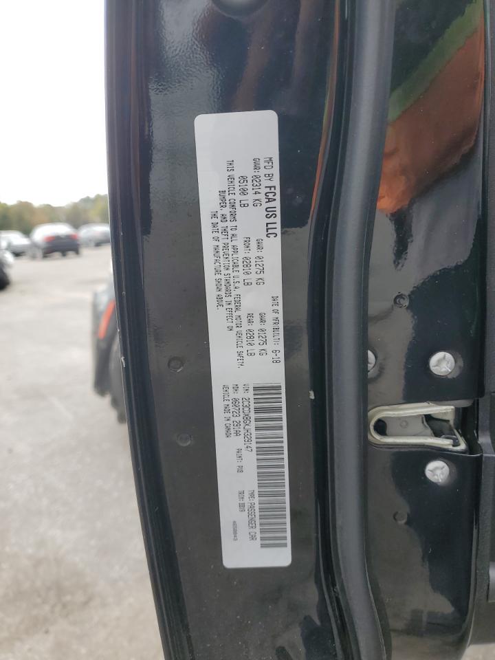 2018 Dodge Charger VIN 2C3CDXBGXJH329147 Copart auction photo, front end / undercarriage damage thumbnail 12