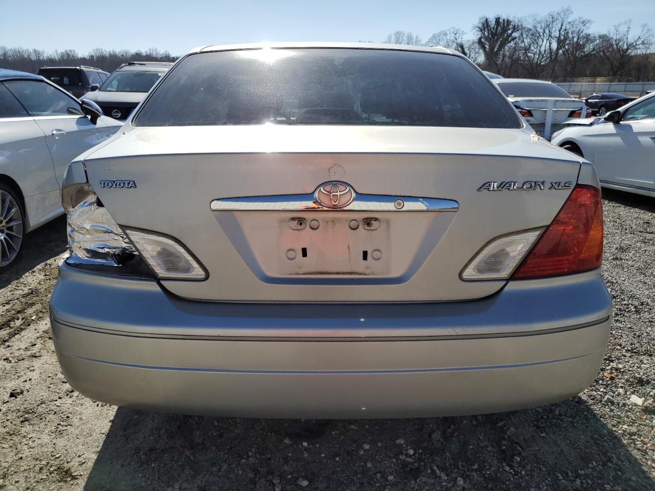 2002 Toyota Avalon VIN 4T1BF28B82U265510 Copart auction photo, side / rear end damage thumbnail 6