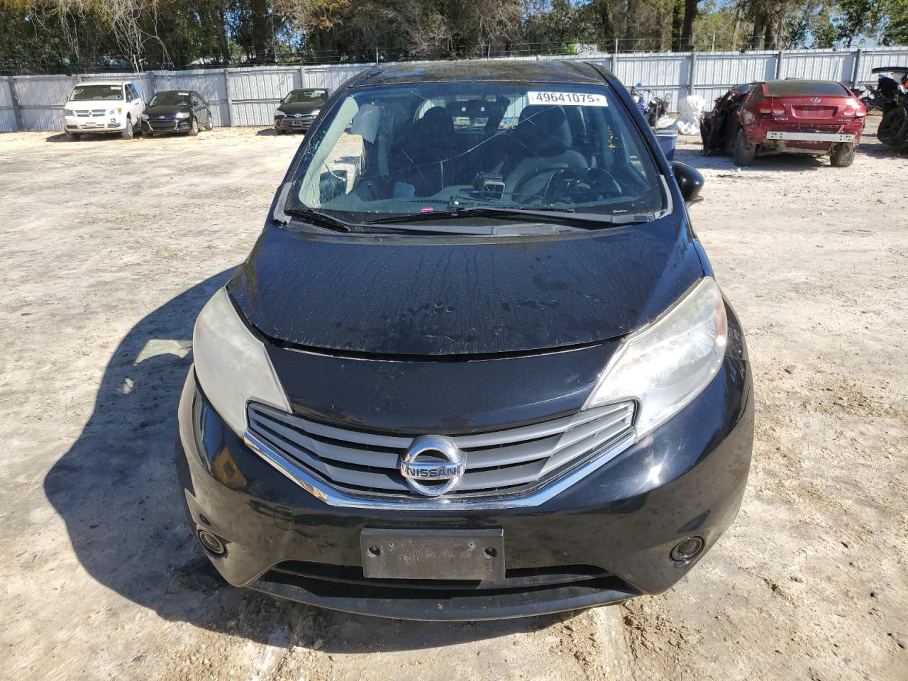 2015 Nissan Versa VIN 3N1CE2CPXFL351046 Copart auction photo, side / top/roof damage thumbnail 5