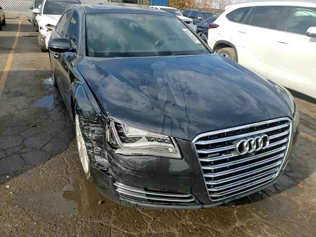 2013 Audi A8 VIN WAURGAFD8DN013572 Copart auction photo, front end / side damage thumbnail 13