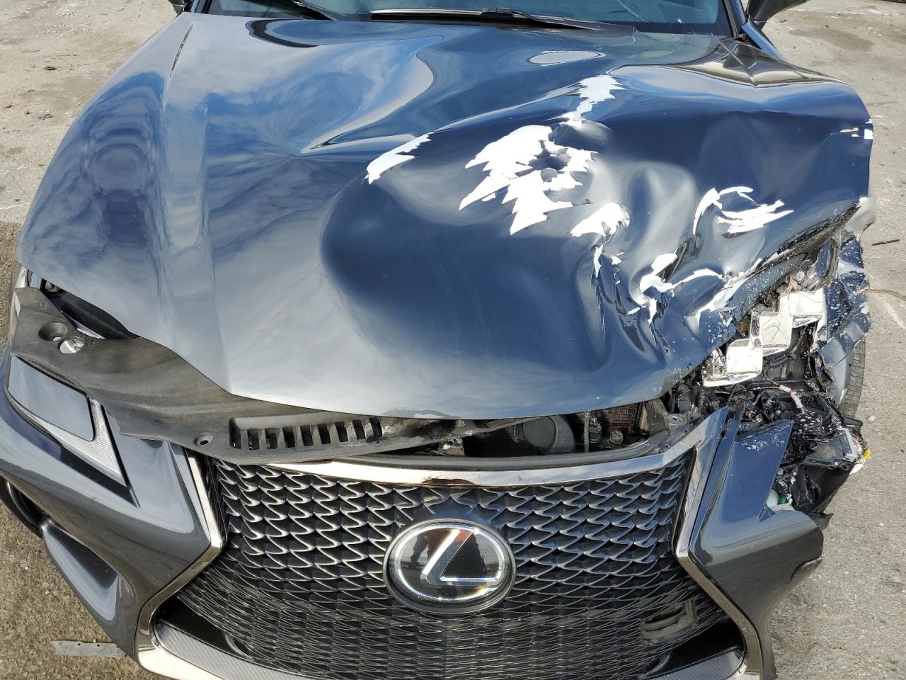 2017 Lexus GS F VIN JTHBP1BL2HA002273 Copart auction photo, front end damage thumbnail 12