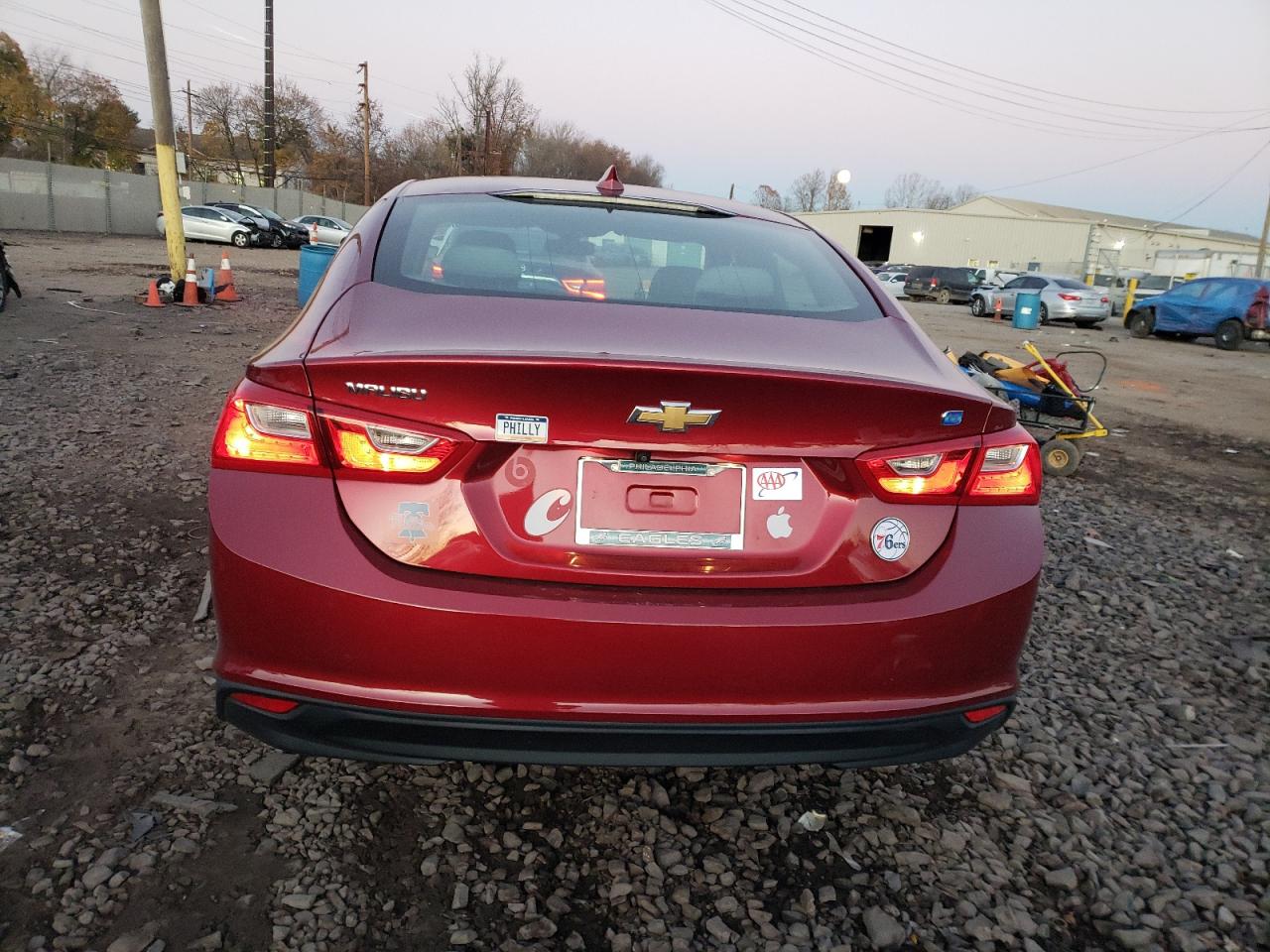 2019 Chevrolet Malibu VIN 1G1ZF5SU8KF217307 Copart auction photo, rear end / side damage thumbnail 6