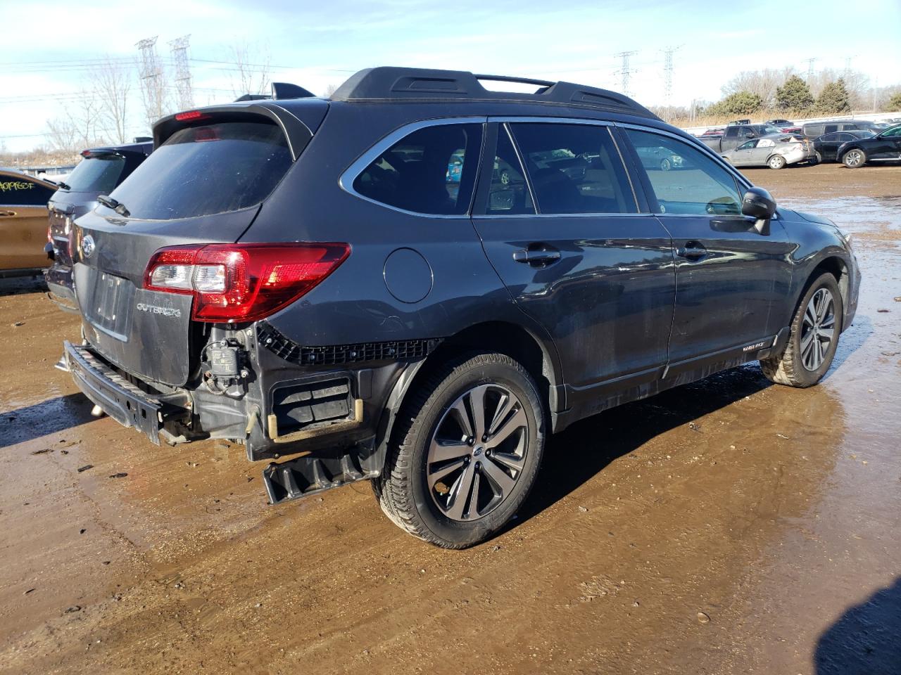 2019 Subaru Outback VIN 4S4BSANC4K3356704 Copart auction photo, rear end damage thumbnail 3