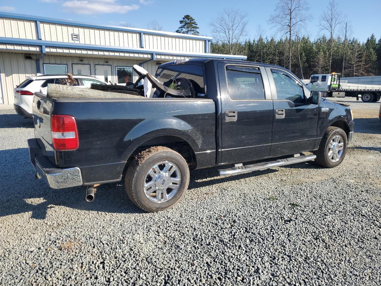 2008 Ford F-150 VIN 1FTPW12V58FB29243 Copart auction photo, front end / top/roof damage thumbnail 3