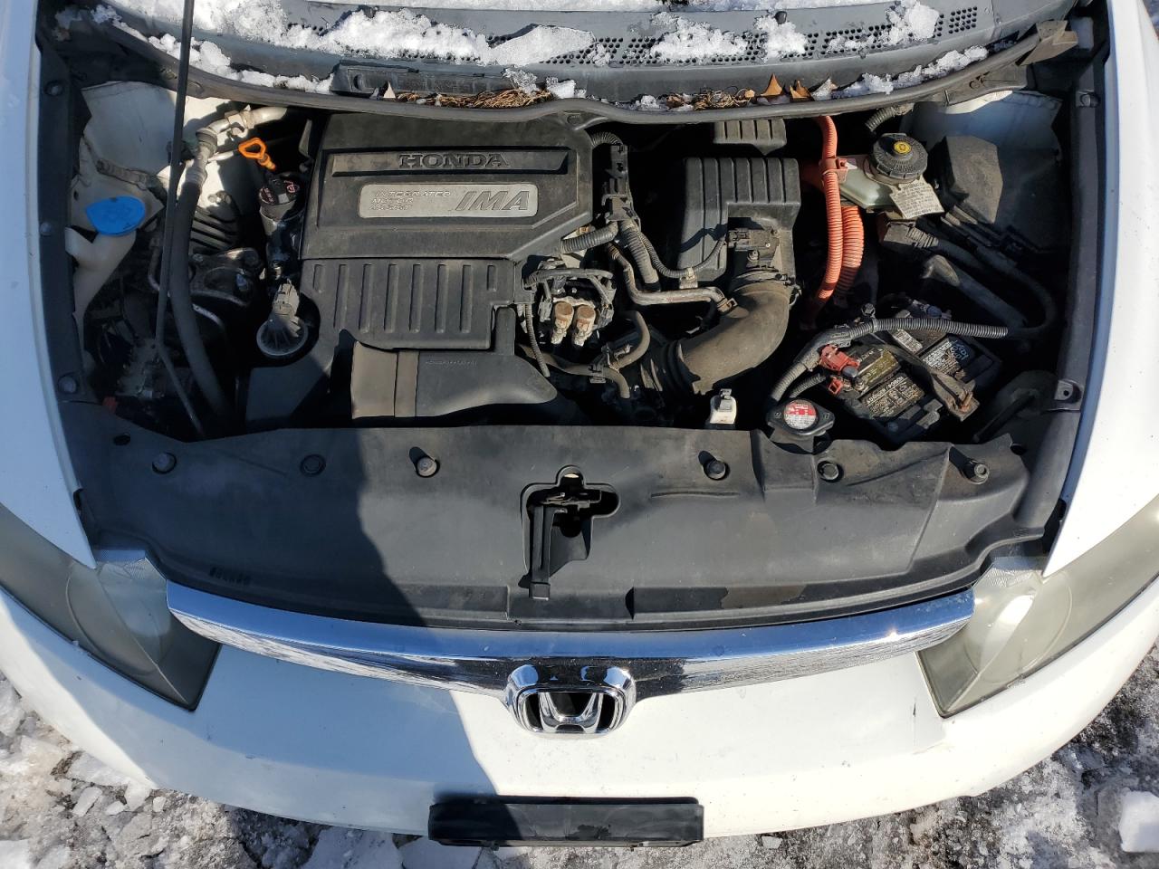 2007 Honda Civic VIN JHMFA36297S007107 Copart auction photo, rear end / front end damage thumbnail 11